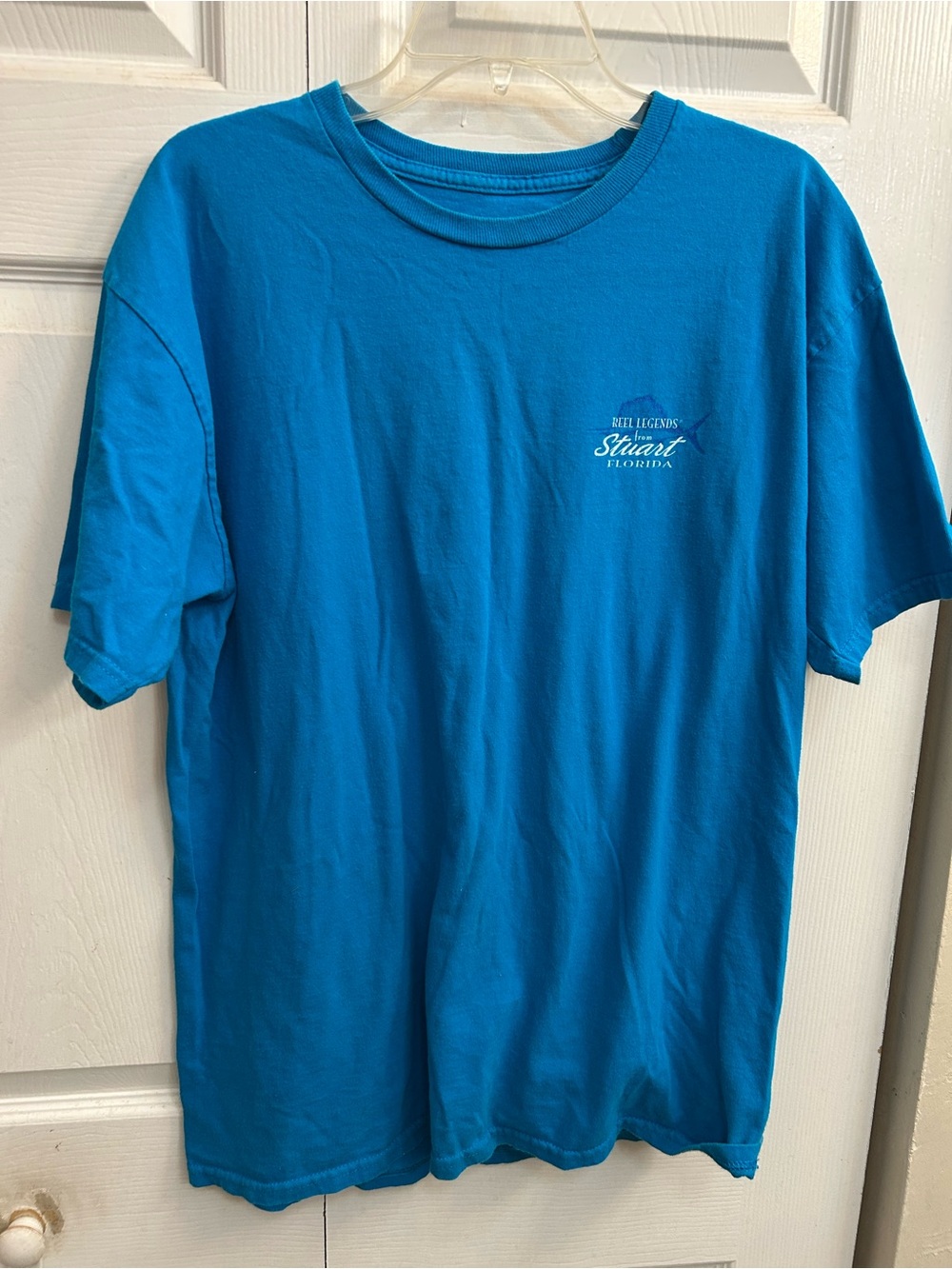 Reel Legends Teal Blue Short-Sleeve Men’s Tee